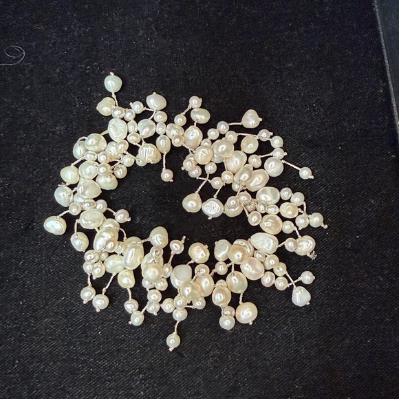 Source Unknown Jewelry - Elegant Pearl Brooch